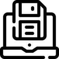 diese Symbol oder Logo Daten Backup Symbol oder andere wo Dinge zu tun wann Speicherung Backup Daten und Andere oder Design Anwendung Software vektor