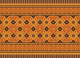 korsa sy traditionell etnisk mönster paisley blomma ikat bakgrund abstrakt aztec afrikansk indonesiska indisk sömlös mönster för tyg skriva ut trasa klänning matta gardiner och sarong vektor