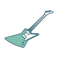 elektrisch Gitarre Symbol Vektor Design Vorlage im Weiß Hintergrund