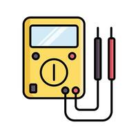 Multimeter Symbol Vektor Design Vorlage im Weiß Hintergrund