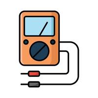 Multimeter Symbol Vektor Design Vorlage im Weiß Hintergrund