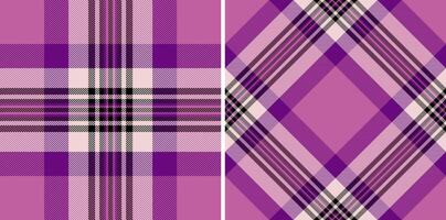 textil- tartan tyg av mönster pläd sömlös med en bakgrund vektor textur kolla upp.