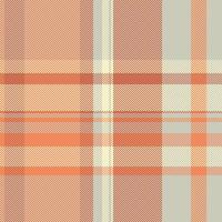 Plaid Textur Muster von Vektor Stoff prüfen mit ein Tartan Hintergrund nahtlos Textil.