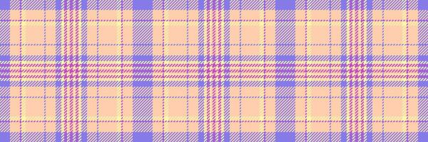 bakgrund textil- tartan av textur pläd kolla upp med en sömlös mönster tyg vektor. vektor