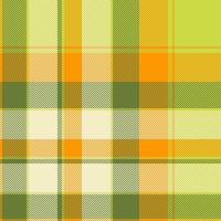 Textil- Plaid Tartan von Vektor nahtlos Hintergrund mit ein Textur Muster Stoff überprüfen.