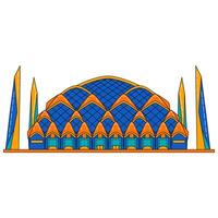 al jabbar großartig Moschee Vektor Illustration