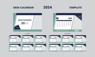 skrivbord kalender mall design vektor