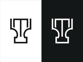 yt Brief kreativ Logo Design Symbol vektor