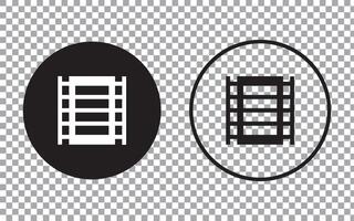 video ikon platt design vektor illustration