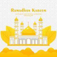 vektor hand dragen ramadan kareem illustration