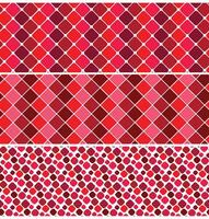 sömlös röd fyrkant geometrisk mönster. vektor kreativ bakgrund textur. sovrum tapet