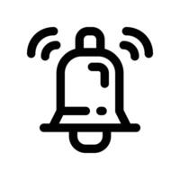 Glocke Symbol. Vektor Linie Symbol zum Ihre Webseite, Handy, Mobiltelefon, Präsentation, und Logo Design.