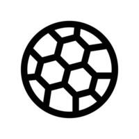 Fußball Symbol. Vektor Linie Symbol zum Ihre Webseite, Handy, Mobiltelefon, Präsentation, und Logo Design.