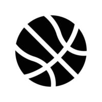 Basketball Symbol. Vektor Glyphe Symbol zum Ihre Webseite, Handy, Mobiltelefon, Präsentation, und Logo Design.