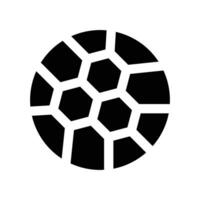 Fußball Symbol. Vektor Glyphe Symbol zum Ihre Webseite, Handy, Mobiltelefon, Präsentation, und Logo Design.