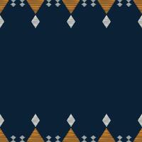 traditionell etnisk ikat motiv tyg mönster geometrisk stil.afrikansk ikat broderi etnisk orientalisk mönster blå bakgrund tapet. abstrakt, vektor, illustration.texture, ram, dekoration. vektor