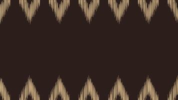 traditionell ethnisch Ikat Motiv Stoff Muster geometrisch Stil.afrikanisch Ikat Stickerei ethnisch orientalisch Muster braun Hintergrund Hintergrund. abstrakt, Vektor, Illustration. Textur, Rahmen, Dekoration. vektor