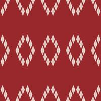 traditionell ethnisch Ikat Motiv Stoff Muster geometrisch Stil.afrikanisch Ikat Stickerei ethnisch orientalisch Muster rot Hintergrund Hintergrund. abstrakt, Vektor, Illustration. Textur, Rahmen, Dekoration. vektor