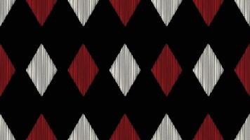 traditionell ethnisch Ikat Motiv Stoff Muster geometrisch Stil.afrikanisch Ikat Stickerei ethnisch orientalisch Muster schwarz Hintergrund Hintergrund. abstrakt, Vektor, Illustration. Textur, Rahmen, Dekoration. vektor