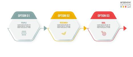 Infografik-Vorlage für das Zeitdiagrammgeschäft. vektor