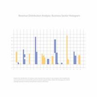 Histogramm Graph Diagramm zum Geschäft vektor