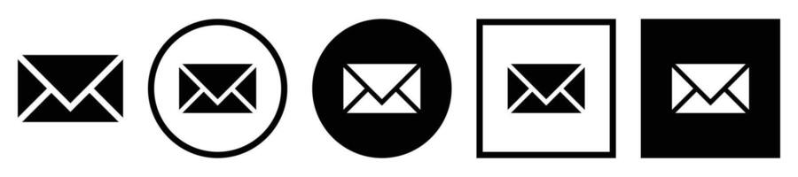 Email Symbol Satz. eps 10 vektor