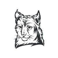 katt maskot logotyp design vektor