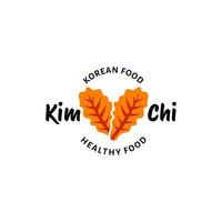 Kimchi Logo Koreanisch Essen Vektor Vorlage, zum organisch gesund traditionell hausgemacht Essen Grafik Designs Inspiration