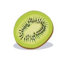 vektor sömlös mönster på de tema av mat frukt bär saftig mogen kiwi