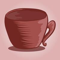 kaffekopp vektor illustration design