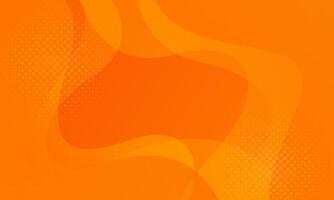 abstrakt bunt Orange Kurve Hintergrund, Orange Gradient dynamisch Tapeten mit Welle Formen. geeignet zum Der Umsatz Banner Vorlagen, Veranstaltungen, Anzeigen, Netz, und Seiten vektor