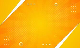 hell Orange abstrakt geometrisch Hintergrund. Orange Comic Sunburst bewirken Hintergrund mit Halbton. geeignet zum Vorlagen, Der Umsatz Banner, Veranstaltungen, Anzeigen, Netz, und Andere vektor
