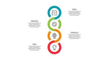 kreativt koncept för infographic med 5 steg, alternativ, delar eller processer. visualisering av affärsdata vektor