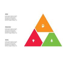 kreativ Konzept zum Infografik mit 3 Schritte, Optionen, Teile oder Prozesse. Geschäft Daten Visualisierung. vektor