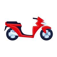 röd sport motorcykel vektor