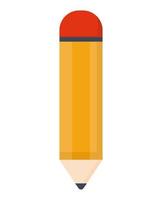 gelbes Bleistiftdesign vektor