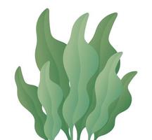isolerade gröna blad vektor design