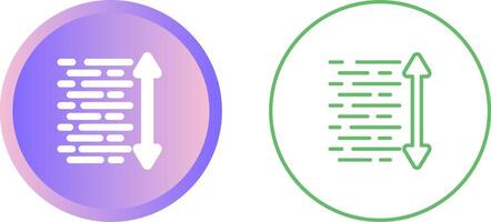 Linie Abstand Vektor Symbol