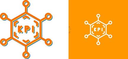 nyckel prestanda indikatorer vektor ikon