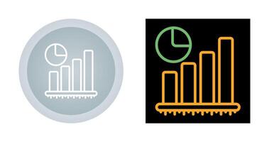 Balkendiagramm-Vektorsymbol vektor