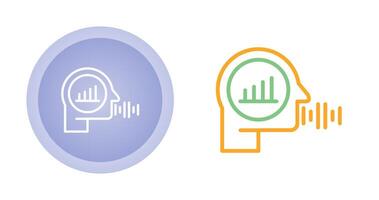 Stimme Analytik Vektor Symbol