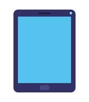 blaue Tablet-Abbildung vektor