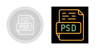 PSD-Vektorsymbol vektor