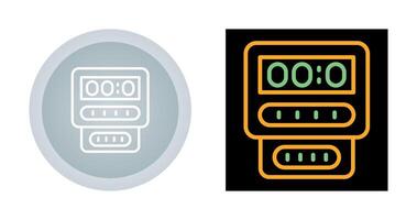 Vektorsymbol für Stromzähler vektor