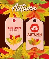 Herbst-Tags-Design vektor