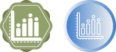Balkendiagramm-Vektorsymbol vektor