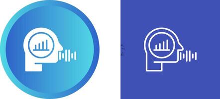 Stimme Analytik Vektor Symbol