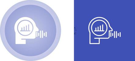 Stimme Analytik Vektor Symbol