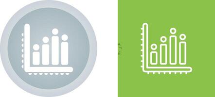 Balkendiagramm-Vektorsymbol vektor