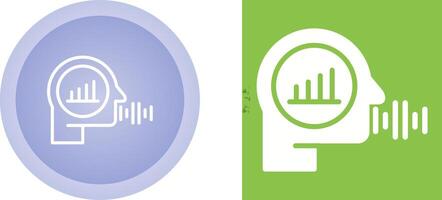 Stimme Analytik Vektor Symbol
